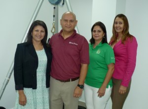 FOTO PRINCIPAL  Wanda Almanzar, Oscar Sequera, Olga Pimentel y Karina Dume