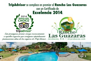 Rancho Las Guazara Ganador de Excelencia de TriAdvisor