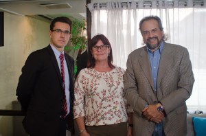 Principal. Rimbault Richard, Erika Scheidig y Tiberio Piña