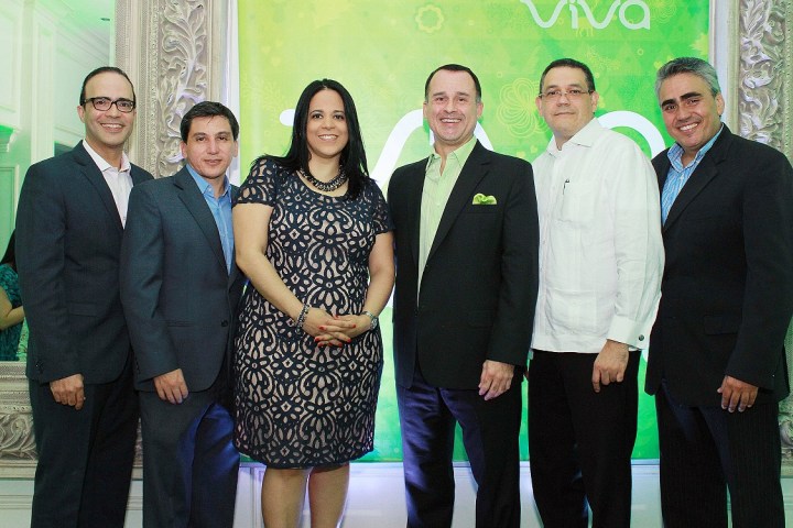 1-PRINCIPAL Equipo Ejecutivo VIVA, Waldo Aguas Viva, Alex Taveras, Claudia GarcÃ-a, TÃ³mas PÃ©rez, Richard Delgado y Antonio Saladin