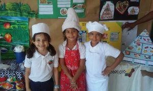 1. Estudiantes del primero de básica del Colegio Mundo Alegre.