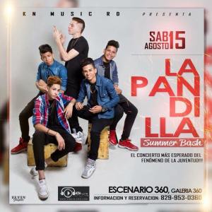 flyer la pandilla summer bash