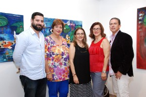 1.- Mario Saviñon, Purisima de Leon, Mildred Canahate, Tamara de Bodden y Juan Julio Bodden.