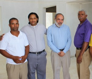 Elías Ramirez, padre, Jeshon Bourdier, Francisco Pagan y Ramon Ruben